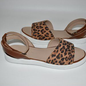 Elephantito Girl's New Cheetah Print Sandals US 2